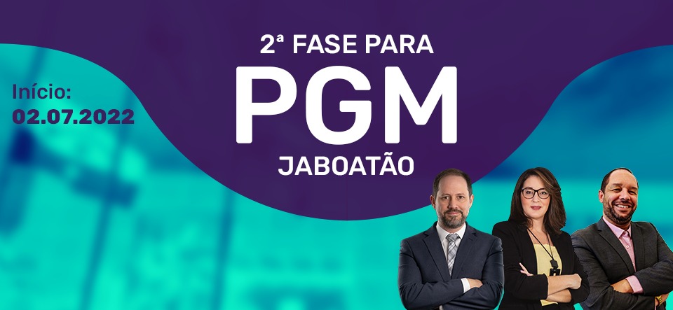 2ª FASE PARA PGM /JABOATÃO