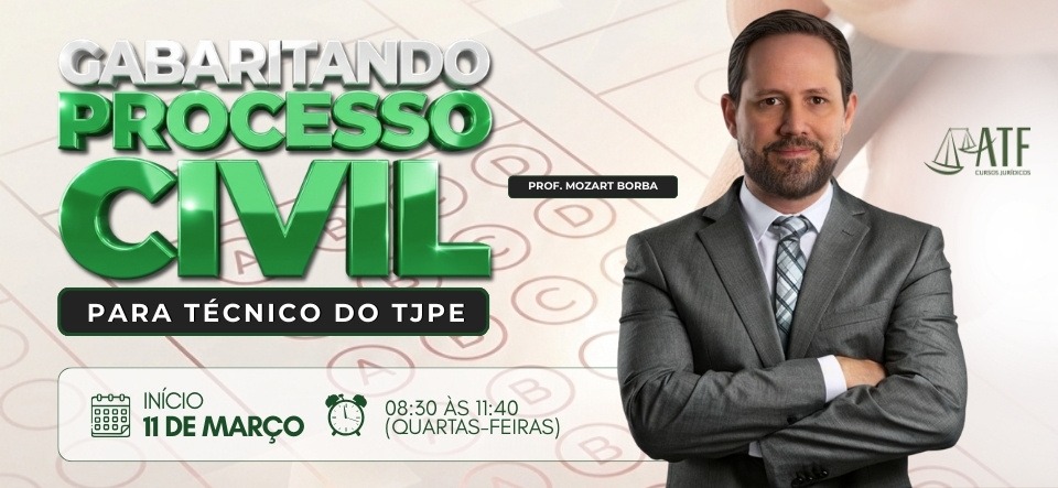 Gabaritando PROCESSO CIVIL para o TJPE