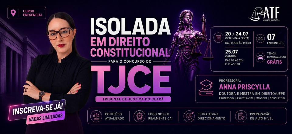 ISOLADA  DIREITO CONSTITUCIONAL  TJCE
