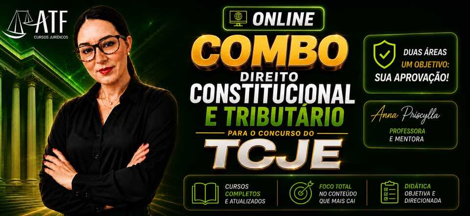 COMBO DIR CONSTITUCIONAL e DIR TRIBUTARIO PARA O TJCE