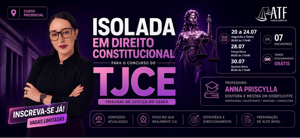 ISOLADA  DIREITO CONSTITUCIONAL  TJCE