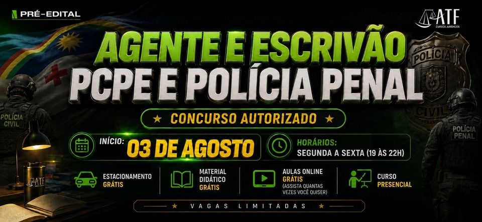 Agente e Escriv&atilde;o - PE