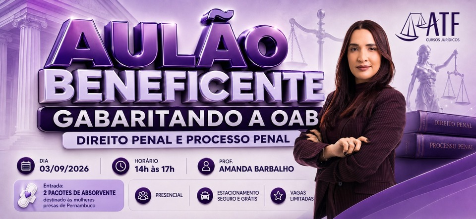aul&atilde;o beneficente Dir. Penal