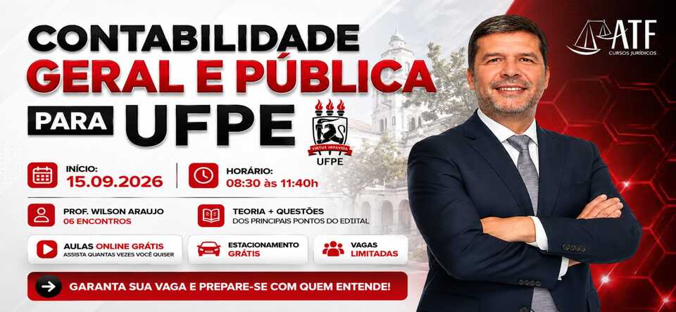 Contabilidade Geral e P&uacute;blica para UFPE